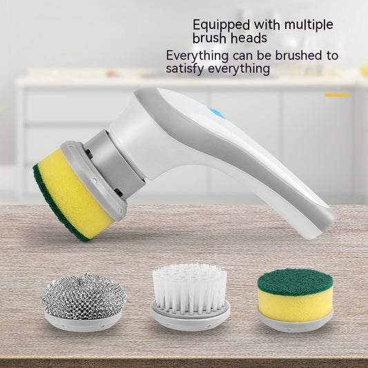 Electric Cleaning Brush 4 Types of Brushes 1 Scrubber